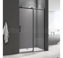 Душевая дверь в нишу Good Door Galaxy WTW-140-C-B профиль черный