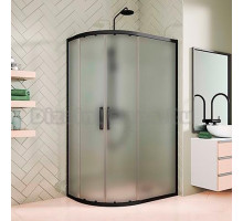 Душевой уголок Kubele DE018RBG-MAT-BLMT-115х80х200