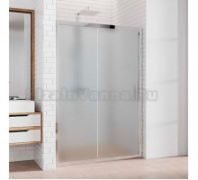 Душевая дверь в нишу Kubele DE019D2-MAT-CH 130 см, профиль хром