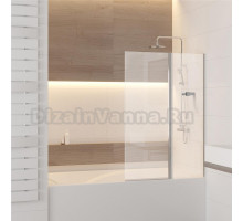 Шторка на ванну RGW Screens SC-11 100х140, профиль хром