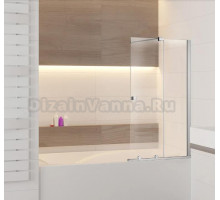 Шторка на ванну RGW Screens SC-46 100х150, профиль хром