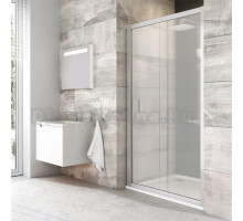 Душевая дверь в нишу Ravak BLDP2-120 Grape, профиль сатин