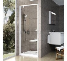 Душевая дверь в нишу Ravak PDOP1-80 Transparent, профиль белый