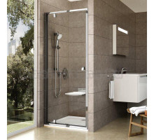 Душевая дверь в нишу Ravak PDOP1-80 Transparent, профиль хром