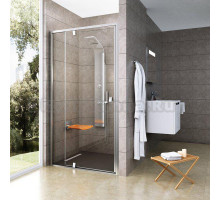 Душевая дверь в нишу Ravak PDOP2-120 Transparent, профиль хром