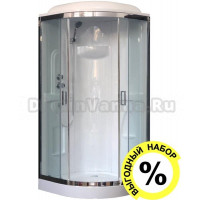 Душевая кабина Royal Bath RB90HK1-T-CH с набором комплектующих