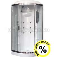 Душевая кабина Royal Bath RB90HK2-T-CH с набором комплектующих