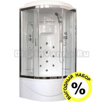 Душевая кабина Royal Bath RB100NRW-T-CH с парогенератором