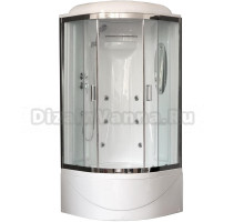 Душевая кабина Royal Bath RB 90BK2-T-CH+EL