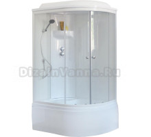 Душевая кабина Royal Bath RB 8120BK6-WT-L