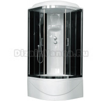 Душевая кабина Royal Bath RB 100BK6-BT-CH