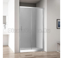 Душевая дверь в нишу Aquanet Alfa NAA6121 1200х2000 стекло прозрачное, профиль хром