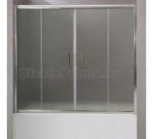 Шторка на ванну BelBagno Uno VF 2 150/145 C Cr