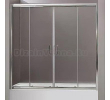 Шторка на ванну BelBagno Uno VF 2 170/145 C Cr