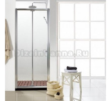 Душевая дверь в нишу Bravat Drop 80x200 складная