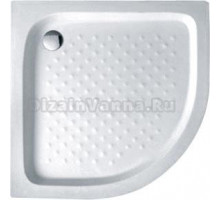 Поддон для душа Cezares Tray R550, радиальный 80, акриловый