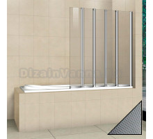 Шторка на ванну Cezares Pratico V5 120/140 P Cr R