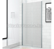 Душевая дверь в нишу Cezares ECO-O-B-2-90-P-Cr стекло punto