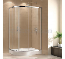 Душевой уголок Cezares Eco O-RH-2-120/90-C-Cr стекло прозрачное