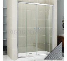 Душевая дверь в нишу Cezares Pratico BF2 200 P Cr