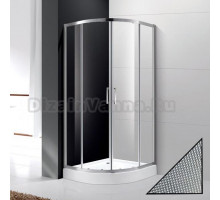 Душевой уголок Cezares Molveno R 2 90 P Cr стекло punto