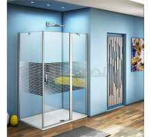 Душевой уголок Good Door Fantasy WTW+SP-F-CH 110x80