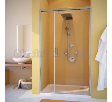 Душевая дверь в нишу GuteWetter Slide Door GK-862 правая 120 см стекло бесцветное, профиль хром