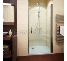Душевая дверь в нишу GuteWetter Lux Door GK-601 правая 90 см стекло бесцветное, профиль хром