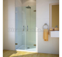 Душевая дверь в нишу GuteWetter Lux Door GK-002 100 см стекло бесцветное, фурнитура хром