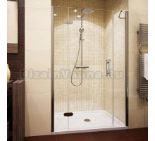 Душевая дверь в нишу GuteWetter Lux Door GK-103 левая 120 см стекло бесцветное, профиль хром