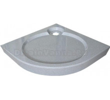 Поддон для душа GuteWetter Deluxe 90x90x16 R серый