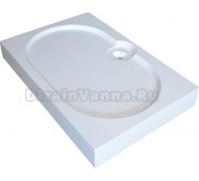 Поддон для душа GuteWetter Deluxe 120x80x16 Q белый