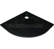 Поддон для душа GuteWetter Deluxe 80x80x2 R черный