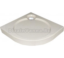 Поддон для душа GuteWetter Deluxe 90x90x16 R бежевый
