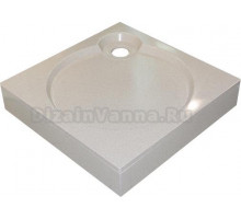 Поддон для душа GuteWetter Deluxe 100x100x16 Q бежевый