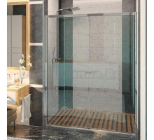 Душевая дверь в нишу GuteWetter Guwer GK-664D 160 см стекло проозрачное, профиль хром