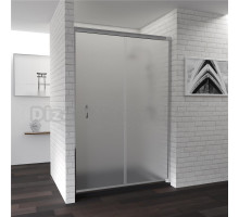 Душевая дверь в нишу RGW Passage PA-12 (1400-1450)x1950 профиль хром, стекло матовое