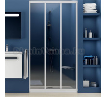 Душевая дверь в нишу Ravak ASDP3-100 Transparent, профиль белый
