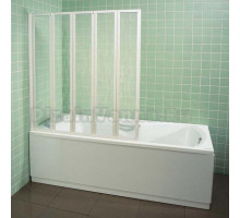 Шторка на ванну Ravak VS5 Rain, профиль белый