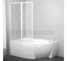 Шторка на ванну Ravak VSK2 Rosa 170 L Rain