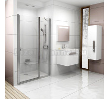 Душевая дверь в нишу Ravak CSD2-120 Transparent, профиль сатин