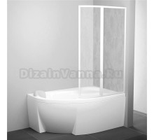 Шторка на ванну Ravak VSK2 Rosa 150 R Rain