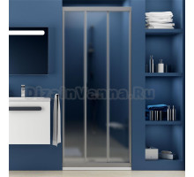 Душевая дверь в нишу Ravak ASDP3-80 Grape, профиль сатин