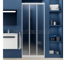 Душевая дверь в нишу Ravak ASDP3-80 Pearl, профиль белый