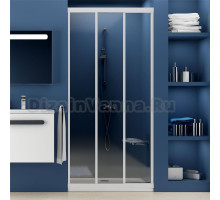 Душевая дверь в нишу Ravak ASDP3-90 Transparent, профиль белый