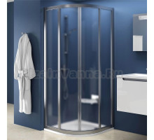 Душевой уголок Ravak SKCP4-80 Grape, профиль сатин