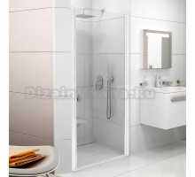 Душевая дверь в нишу Ravak CSD1-80 Transparent, профиль белый