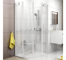 Душевой уголок Ravak CSKK4-90 Transparent, профиль белый