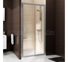 Душевая дверь в нишу Ravak BLDP2-100 Grape, профиль сатин