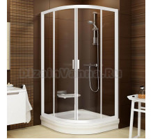 Душевой уголок Ravak BLCP4-90 Transparent, профиль белый